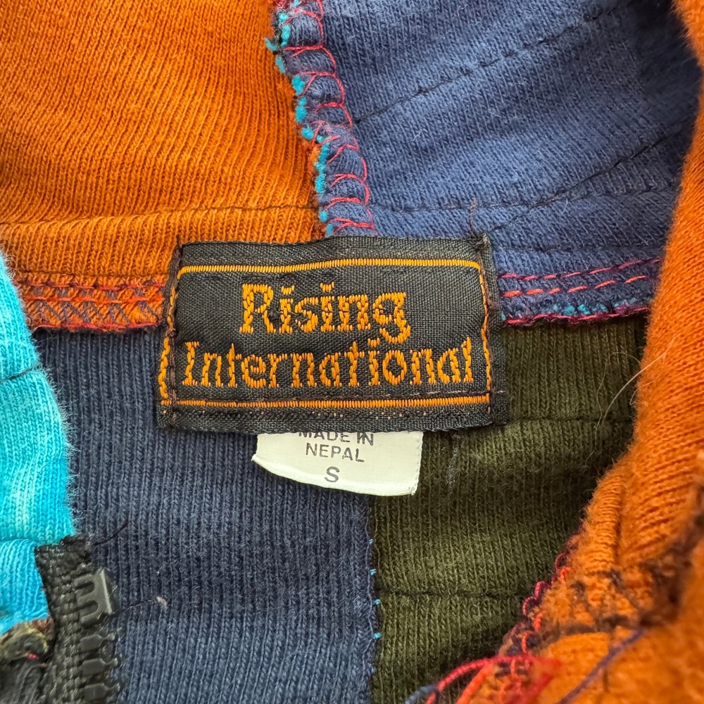Rising International Multi-Color Patchwork Zip-Up Jacket - Picture 3 of 7